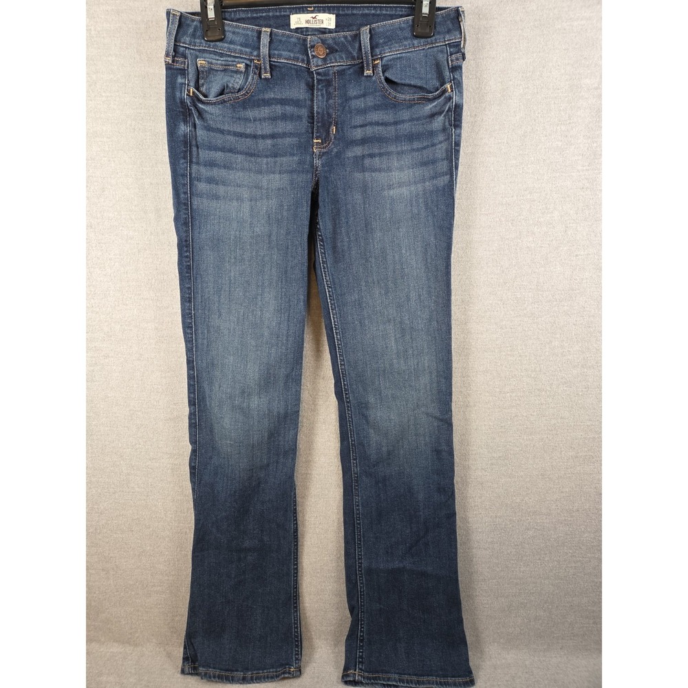 Hollister 7S Jeans Slim‎ Fit Embroidered Pockets 29x31 Stretch Boho Festival